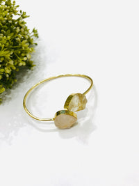 Thumbnail for Rose Quartz Golden Bracelet
