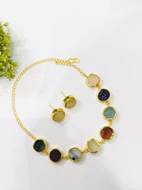Thumbnail for Multi Stone Necklace Set