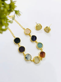 Thumbnail for Multi Stone Necklace Set