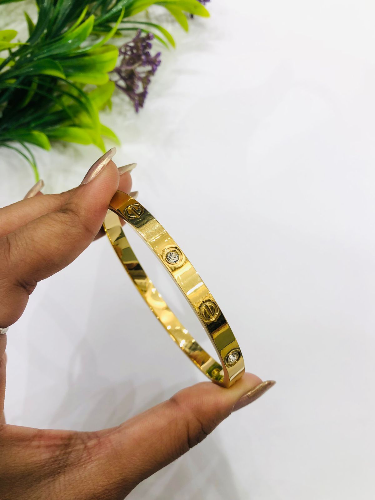 Golden Stone Bracelet