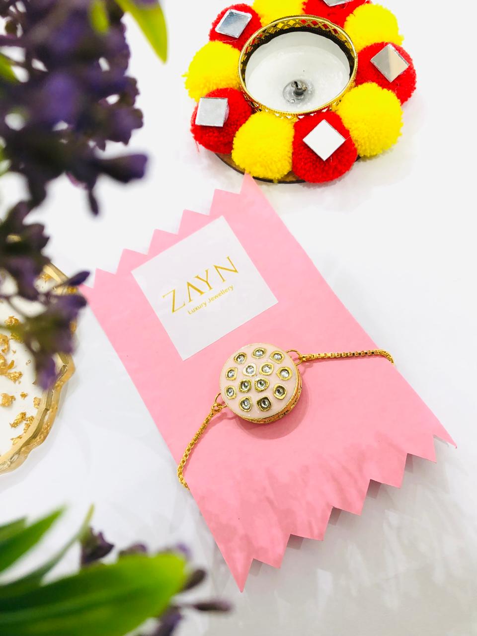 Enamel Round Rakhi