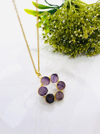 Thumbnail for Purple Flower Pendant
