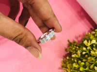 Thumbnail for 925 Silver Small Baguette Ring