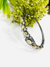 Thumbnail for Oxidised Polki Bracelet