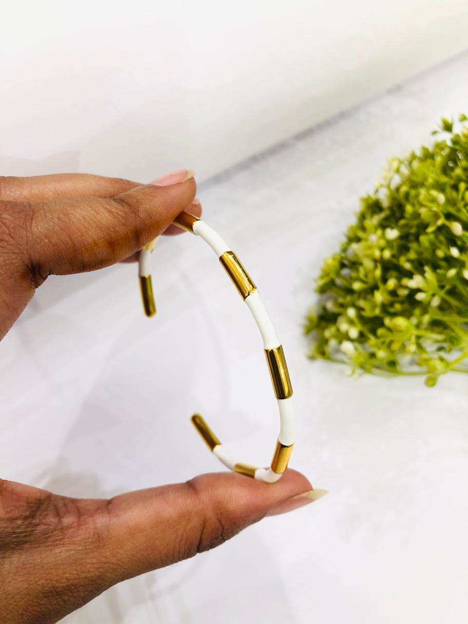Golden White Bracelet