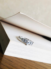 Thumbnail for 925 Silver Small Baguette Ring