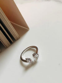 Thumbnail for 925 Silver Drop Leaf Ring