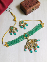 Thumbnail for Kundan Elegance Necklace Set