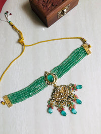 Thumbnail for Kundan Elegance Necklace Set