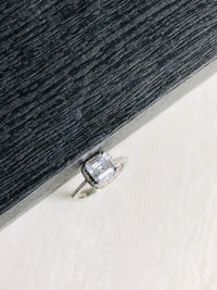 Thumbnail for 925 Silver Square Sleek Ring
