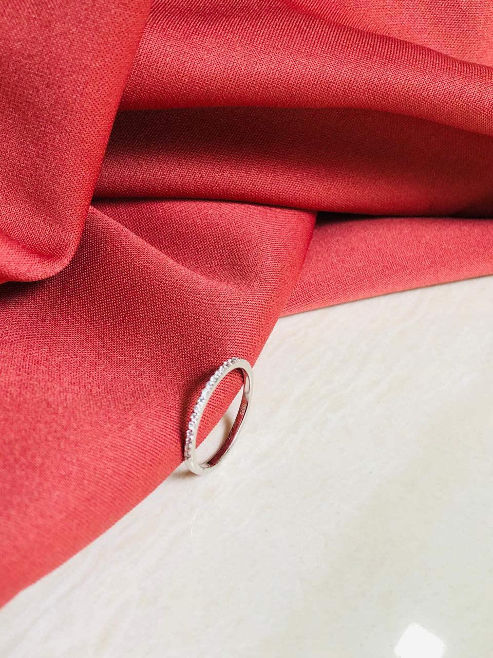 925 Silver Minimal Band Ring
