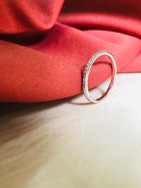 Thumbnail for 925 Silver Minimal Band Ring