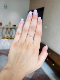 Thumbnail for 925 Silver Minimal Band Ring
