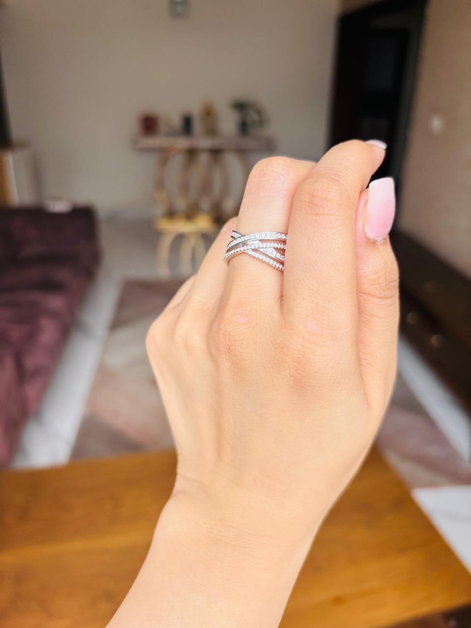 925 Silver Stellar Spark Ring