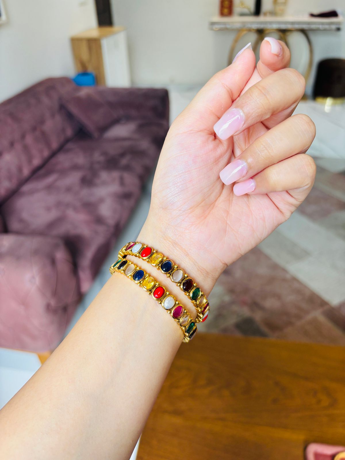 Mix Stone Bangle