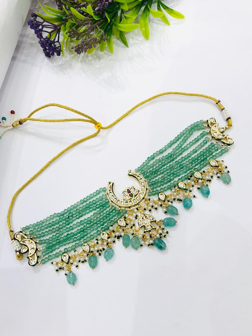 Royal Mint Glow Necklace Set