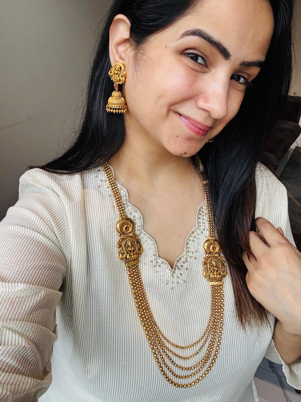 Laxmi Ji Beads Necklace Set