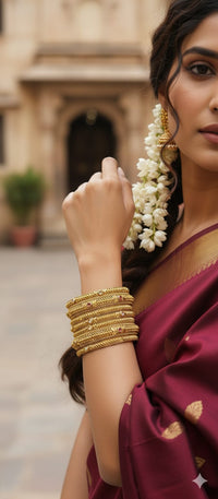 Thumbnail for Golden Halo Bangle
