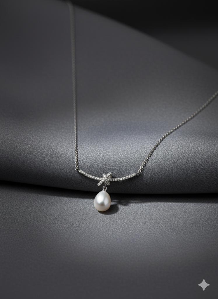 925 Silver Pearl Sleek Chain