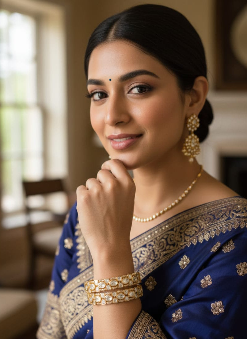 Golden Gleam Bangles