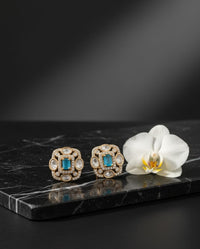 Thumbnail for Turquoise Polki Earrings
