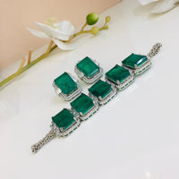 Thumbnail for Emerald Choker Necklace Set