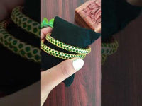 Emerald Bangles