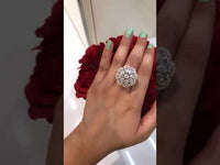 Flower Kundan Cocktail Ring Zayn Luxury Jewellery