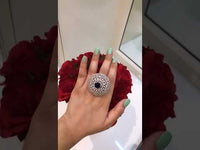 Blue Sapphire Cocktail Ring