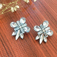Thumbnail for Crystal Stone Stud Earrings Zayn Luxury Jewellery