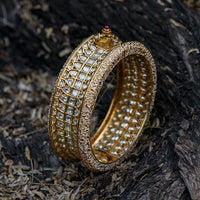 Thumbnail for Kundan Kada Bangle Zayn Luxury Jewellery
