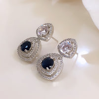 Thumbnail for Blue Sapphire Doublet Earrings Zayn Luxury Jewellery