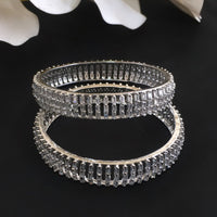 Thumbnail for Diamond Baguette Bangles Zayn Luxury Jewellery