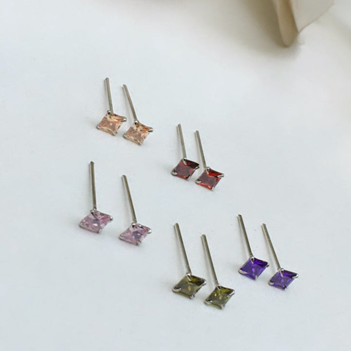 Mini Diamond Stud Earrings Zayn Luxury Jewellery