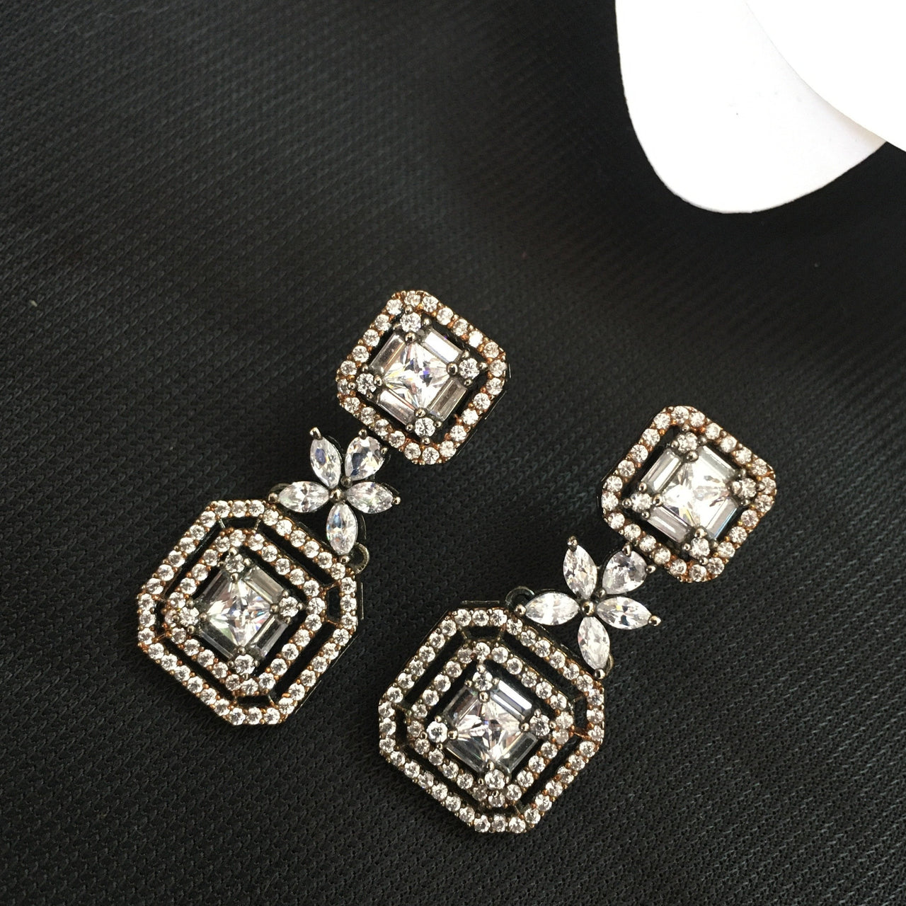 Diamond Doublet Earrings Zayn Luxury Jewellery