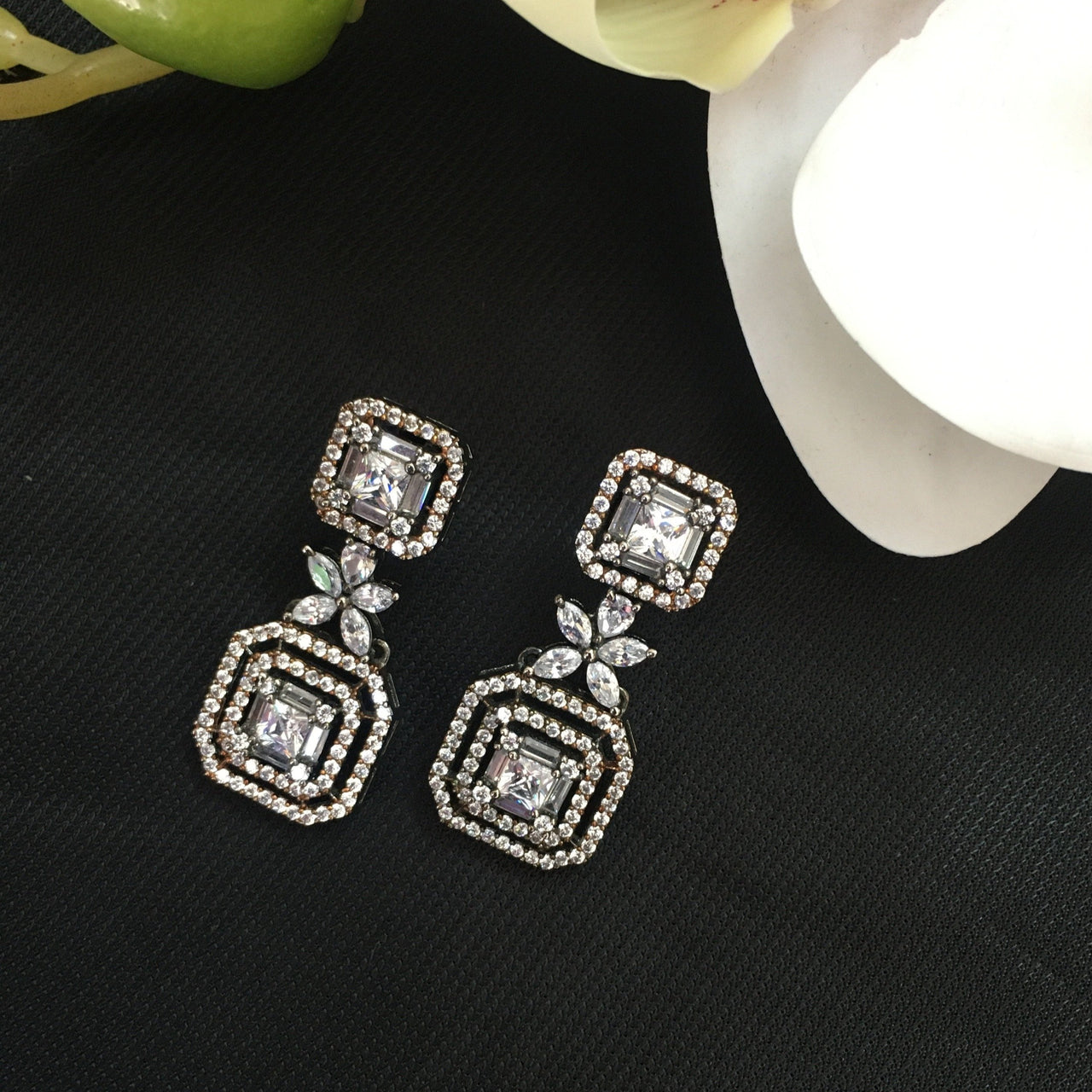 Diamond Doublet Earrings Zayn Luxury Jewellery