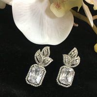 Thumbnail for Diamond Leaf Doublet Earrings Zayn Luxury Jewellery