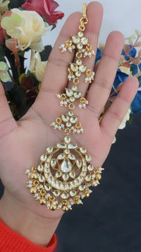 Thumbnail for Kundan Maang Tika Zayn Luxury Jewellery