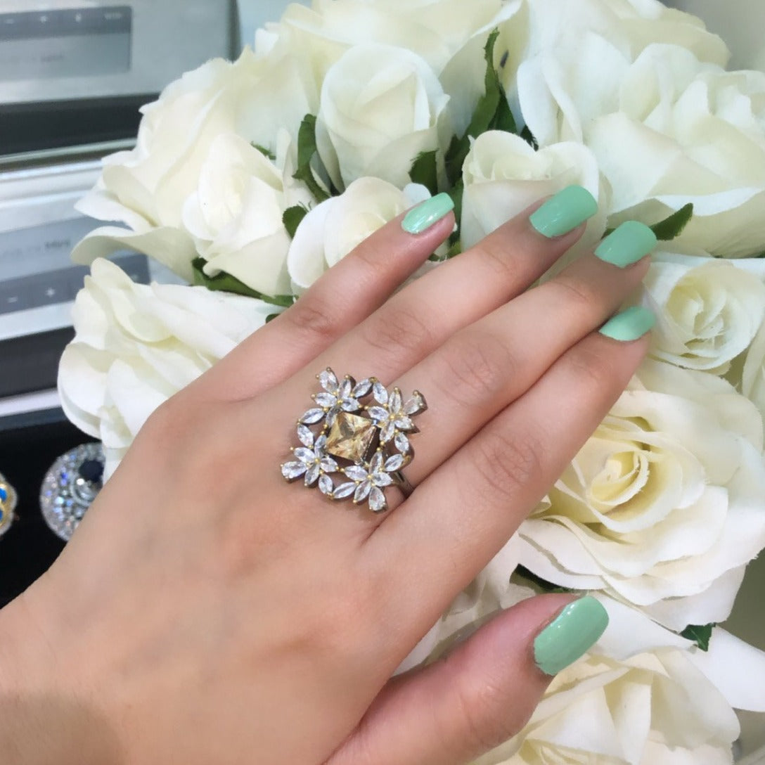 Cocktail Diamond Ring Zayn Luxury Jewellery
