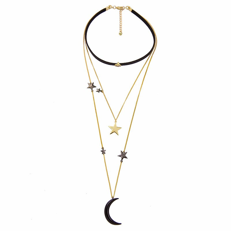 Moon Star Chain Zayn Luxury Jewellery