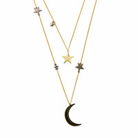 Thumbnail for Moon Star Chain Zayn Luxury Jewellery