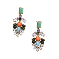 Thumbnail for Multi Colour Stone Earrings Zayn Luxury Jewellery