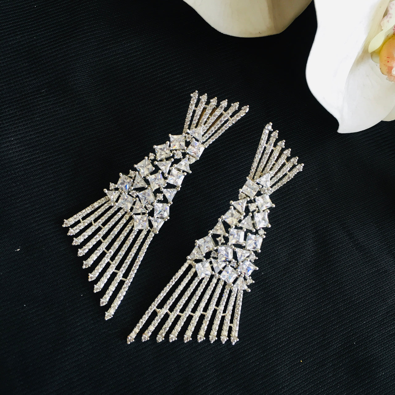 Diamond Cocktail Earrings