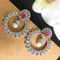 Thumbnail for Diamond Ruby Dangler Earrings Zayn Luxury Jewellery