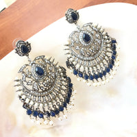 Thumbnail for Antique Chandbali Earrings Zayn Luxury Jewellery
