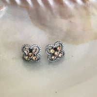 Thumbnail for Mini Bronze Diamond Stud Earrings Zayn Luxury Jewellery