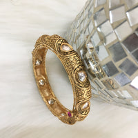 Thumbnail for Gold Polki Bangle Zayn Luxury Jewellery