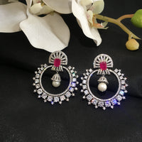 Thumbnail for Diamond Ruby Dangler Earrings Zayn Luxury Jewellery