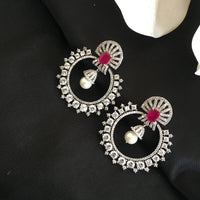 Thumbnail for Diamond Ruby Dangler Earrings Zayn Luxury Jewellery