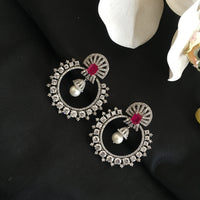 Thumbnail for Diamond Ruby Dangler Earrings Zayn Luxury Jewellery